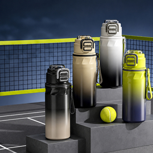 316 Inner Stainless Steel Insulated <b>Bottle</b> Large Capacity 2-in-1 <b>Straw</b> Cup Outdoor Portable Sports Water <b>Bottle</b> OEM ODM - Product Image 4