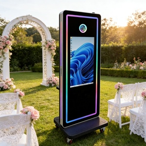 Photomaton extérieur étanche avec écran tactile LCD, pour mariage, fête, selfie, appareil photo reflex numérique, avec <span class=keywords><strong>logiciel</strong></span> gratuit - Product Image 1