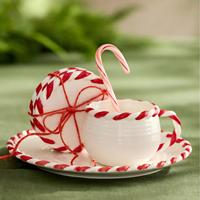 Cadeau tendance chaud au design unique de jante en tricot, ensemble de tasses à thé, tasse à expresso de lait en poterie, tasse en céramique avec assiettes