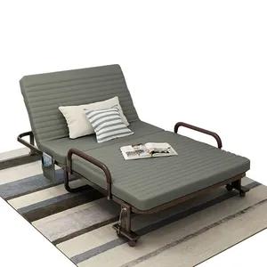 金属框架折叠沙发床热卖现代设计家居办公客厅沙发套装5件中式面料15-20天