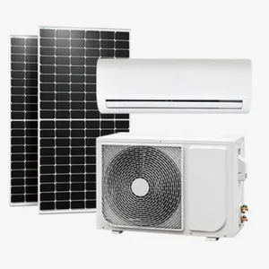 태양 광 AC DC 하이브리드 에어컨 24000 btu 36000 btu 태양 전지판 에어컨 가정용 벽