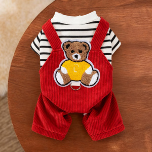 Nova Chegada <span class=keywords><strong>Pet</strong></span> Supplies Moda Ecológica De Quatro Pernas Quente Bonito Cães Macacões De Inverno - Product Image 5