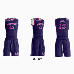 Uniformes de basket-ball personnalisés, vêtements de sport d'équipe personnalisés, maillots athlétiques respirants et à séchage rapide - Product Image 1