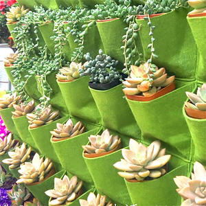 Jardinière verticale à 36 poches en feutre, jardinière murale verticale, sacs de culture pour plantes aromatiques et légumes en extérieur - Product Image 3