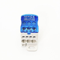 Caja de Conexiones Unipolar Serie UKK, Bloques de Terminales de Alta Corriente 80A 125A 160A 250A, Conectores de Tornillo