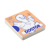 Cuaderno de Tapa Dura con Diseño de Pato de Dibujos Animados, Cuaderno de Bolsillo con Estampado de Pato para Niños, Papelería de Oficina, Regalo
