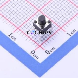 TC-1150DR-5.0H-160 Tactile Switch Through hole Component (THT) Switch Single Pole Single Throw Round Button 1.6N Through Hole - Product Image 1