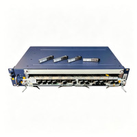C320 16 PON Port GPON OLT dengan 1 Set Kartu Bisnis 16 PON Port dan 16 pcs C++ GPON SFP