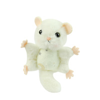 Porte-clés en peluche 3D de luxe, design animaux en peluche, petaugeur volant, breloque de sac, cadeau