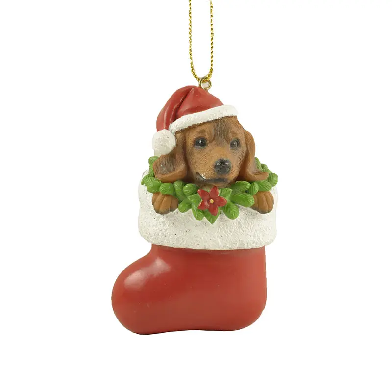 Teckel Hond Home Decor In Kerst Kousen Xmas Ornamenten