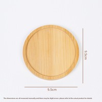 Sous-verre en bambou fait main pour mosaïque DIY, vente en gros, isolation thermique, design créatif, forme irrégulière