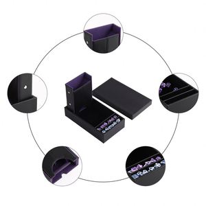 Boîte de rangement 3-en-1 en cuir PU pour dés et cartes, pour jeux de cartes Runes Battlefield, RPG et accessoires de jeu - Product Image 3