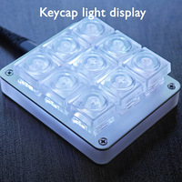Multi-color Customized Doys Colorful Building Block Toy Keycaps 1U Blank Transparent Frosted German PC Square 1.5mm Keycaps