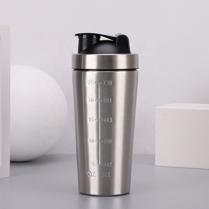 BPA Free 750ml Stainless Steel Shaker <strong>Bottle</strong> Single Wall Gym <strong>Blending</strong> Protein Shaker <strong>Bottle</strong> with Mixing Ball Custom Logo - Product Image 4