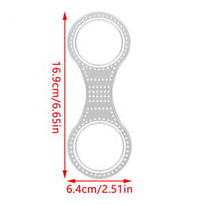AAGU – matrices de découpe de <span class=keywords><strong>porte</strong></span>-clés rondes en carbone, modèle pour la décoration de cartes, pour le Scrapbooking, le fabricant, Yiwu - Product Image 2