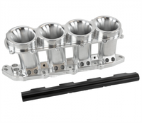 Collecteur d'admission en aluminium CNC personnalisé, en aluminium forgé, avec rail d'alimentation