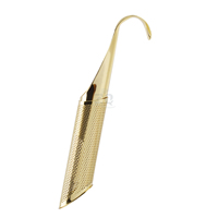 Groothandel Hoge Kwaliteit Kleurrijke Fijne Maas 304 RVS Buisvormige Bulk Thee-infuser Stick met Haak