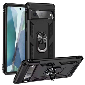 <span class=keywords><strong>Precio</strong></span> al por mayor Armor Funda protectora para <span class=keywords><strong>Google</strong></span> <span class=keywords><strong>Pixel</strong></span> 10 9 8 7 6 Pro Anti-Fall PC Funda para teléfono móvil con soporte para anillo - Product Image 1