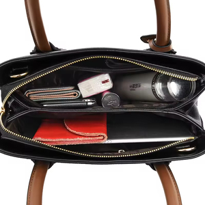 Sac à bandoulière pour femme, grande capacité, style preppy, sac à main tendance, portable, motif bonbon, doublure en PU, chaîne à bandoulière unique - Product Image 3