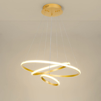 Lustre LED décoratif d'intérieur pour maison, vente en gros, pas cher, moderne et minimaliste
