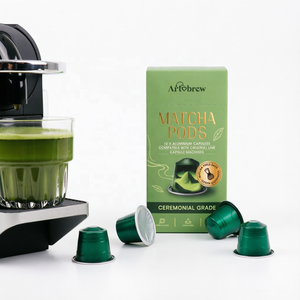 Capsules de Matcha Originales OEM ODM Compatibles <span class=keywords><strong>Nespresso</strong></span> & Keurig, Capsules de Thé Vert Non Sucré pour Vente en Gros sous Marque Privée - Product Image 1