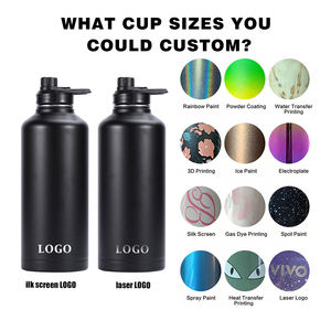 Impression de 32 bouteilles d'eau personnalisées de qualité supérieure pour l'eau Bouteilles personnalisées de marque en acier inoxydable - Product Image 6