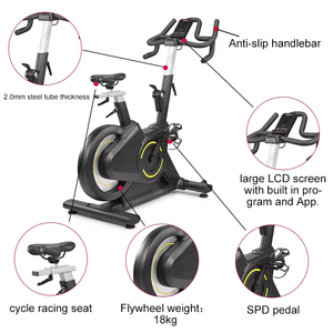 Venta al por Mayor de Fábrica: Las <span class=keywords><strong>Mejores</strong></span> Bicicletas Magnéticas de Spinning para Interiores, Bicicletas de Spinning Comerciales para un Funcionamiento Silencioso - Product Image 4
