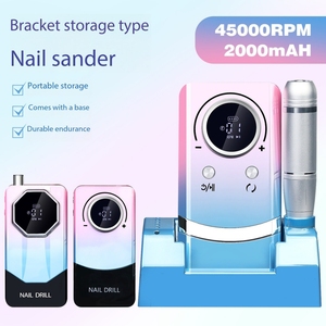 Perceuse à ongles électrique rechargeable par USB 45000 tr/min, outil de polissage haute vitesse réglable pour manucure professionnelle - Product Image 2