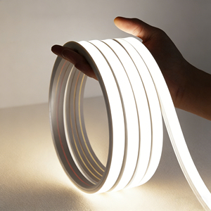 Bande LED néon flexible en silicone 24V personnalisée, indice de protection IP65, <span class=keywords><strong>lampe</strong></span> en forme de maïs pour application paysagère, bande néon à corps en PVC séparé - Product Image 1
