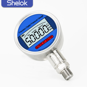 Jauge numérique Shelok personnalisable OEM en acier inoxydable haute précision 0,05FS pour eau, gaz, huile - Product Image 3