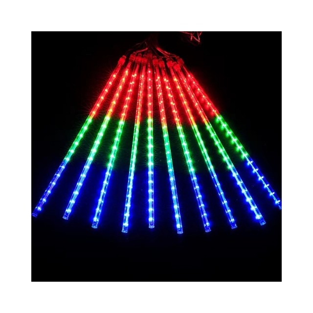 Hanging Solar Meteor Shower Led Lights for Halloween Xmas Holiday Party Home Patio