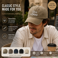 Venta al por Mayor de Gorras de Béisbol con Visera Curva, Lisas, con Bordado de Logotipo Personalizado, para Hombre y Mujer