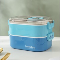 Offre spéciale Boîte à lunch pour enfants isolée à double couche Enfants 304 Boîte à lunch étanche en acier inoxydable de qualité alimentaire