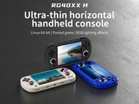 Consola de Juegos Retro Portátil RG40XX H Linux con Pantalla IPS de 4.0 Pulgadas, 1GB de RAM, 64GB de Almacenamiento, WiFi, Reproductor de Videojuegos