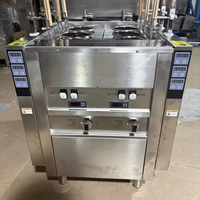 6-kops commerciële gas pasta-koker, noedelkeukenapparatuur voor restaurants, gas pasta-koker