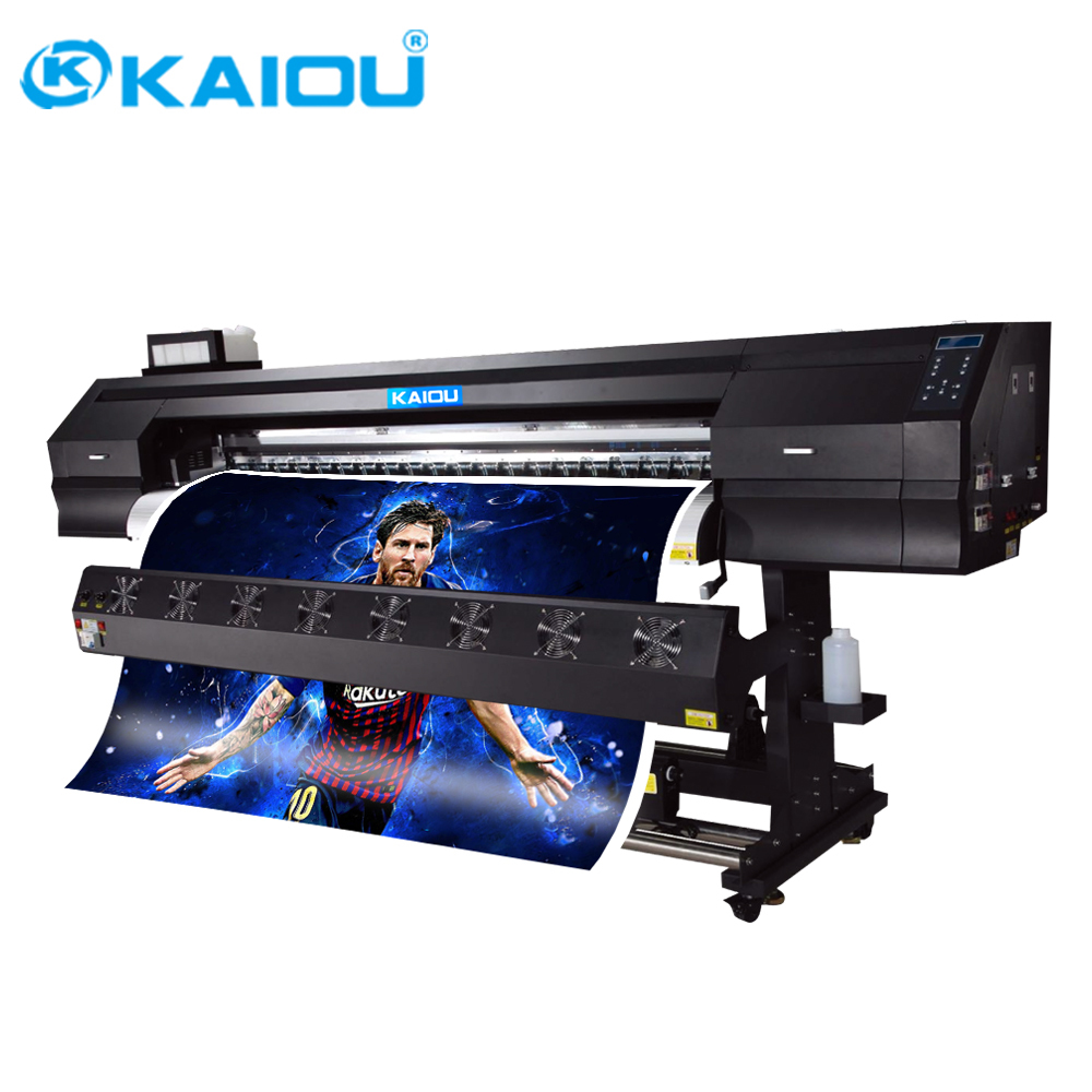 Kaiou 2020 machine d'impression pour voiture autocollant imprimante moteur textile numérique machine d'impression Eco solvant