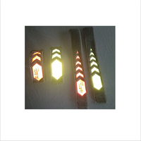 Offre Spéciale haute lumière loisirs sport logo personnalisé noir réfléchissant élastique PVC BRASSARD reflètent bracelet pour la nuit la sécurité de marche