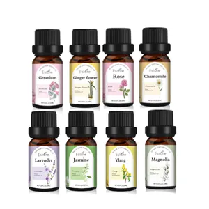 10ML huiles essentielles 100% pures avec différents parfums aromathérapie purifiante et apaisante