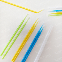 Micro-brosses jetables de haute qualité à pointes flexibles pour clinique dentaire, application de revêtement dentaire, consommable dentaire, applicateur dentaire