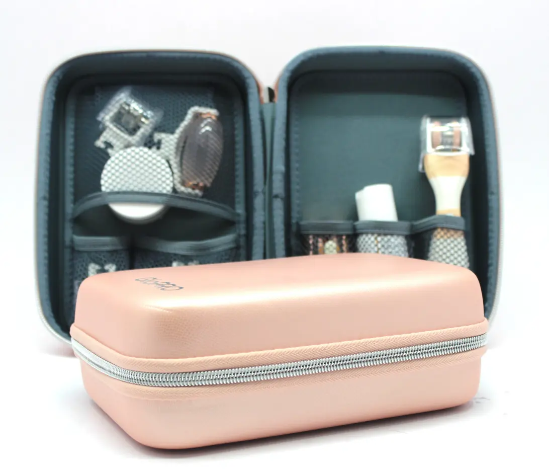 Portable Zipper Storage Bag PU Hard Shell Cosmetic Case Women Beauty Travel Make Up Luggage Case