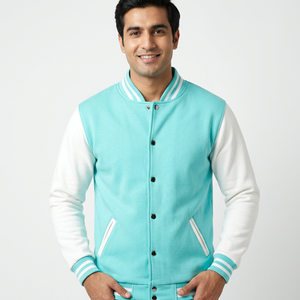 High Quality Men's Varsity <b>Jacket</b> with Full Sleeves New Design Lightweight for <b>Winter</b>-OEM Service Wholesale <b>Cheap</b> Price - Product Image 1