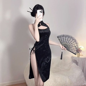 ชุดชั้นในแบบกี่เพ้า ไซส์เดียว ผ้าลูกไม้ ชุดคอสเพลย์สำหรับผู้หญิง - Product Image 3