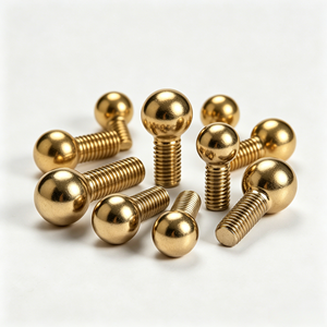 Accesorios de Hardware para Ensamblaje de Tornillos de Cabeza Esférica y Tornillos de Bola de Latón/Acero Inoxidable Mecanizados por CNC Personalizados - Product Image 3