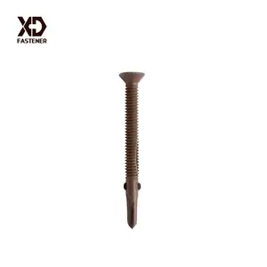 XD紧固件供应自攻木材到金属Tek螺钉1/4-20x2-3/4带翼的平头铰刀