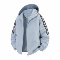 Veste de mode personnalisée de marque à la mode hommes femmes ample décontracté à capuche Style américain nouveau Style veste d'hiver avec fermeture à glissière