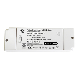 ETL 100-277Vac トライアック調光対応LEDライトランプドライバー 100w ETL調光対応LEDドライバー 12V - Product Image 5