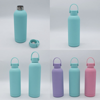 Botella Térmica de Acero Inoxidable 304 de Boca Estrecha, a Prueba de Fugas, con Tapa de Rosca, Color Sólido Mate, Botella Térmica de Viaje con Logotipo Personalizado