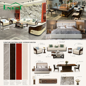 Ensemble de canapés en cuir véritable de luxe italien moderne 1+<span class=keywords><strong>2</strong></span>+3 places, mobilier haut de gamme pour projet de villa, solution complète pour toute la maison - Product Image 4