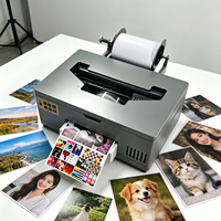 Printer Label Inkjet 6 Warna LP210 A4 dengan Printhead XP600, CISS, Tinta Sublimasi Dye Pigment, dan Sistem Roll to Roll
