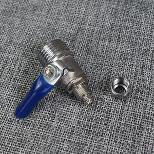 Metal Ball Valve 4 In To 2 In Male Thread <b>Water</b> <b>Dispenser</b> Faucet Accessory For <b>Water</b> Purifier - Product Image 3
